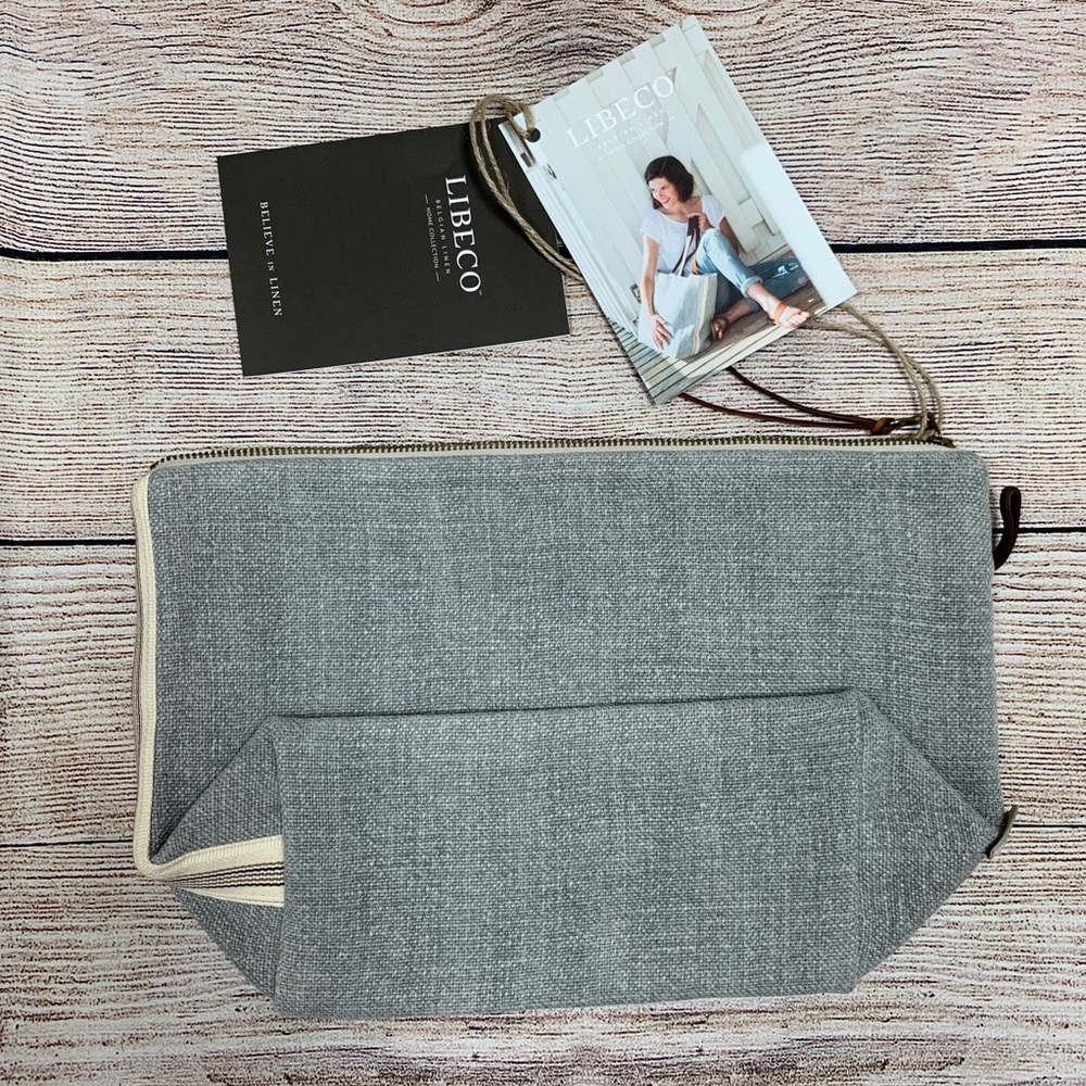 Brand New Libeco Linen Corse Cosmetic Bag - Picture 3 of 8